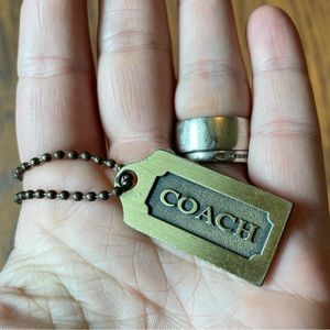 Coach - Metal Coach Purse Charm Fob Keychain